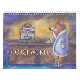Corgi World - calendario galés de perros corgi