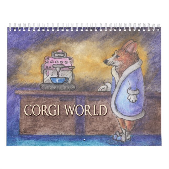 Corgi World - calendario galés de perros corgi (Tapa)