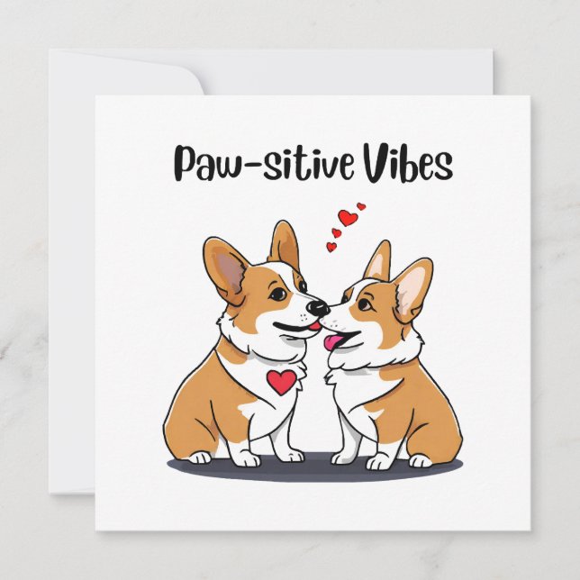 Corgis de Vibes enamorados (Anverso)