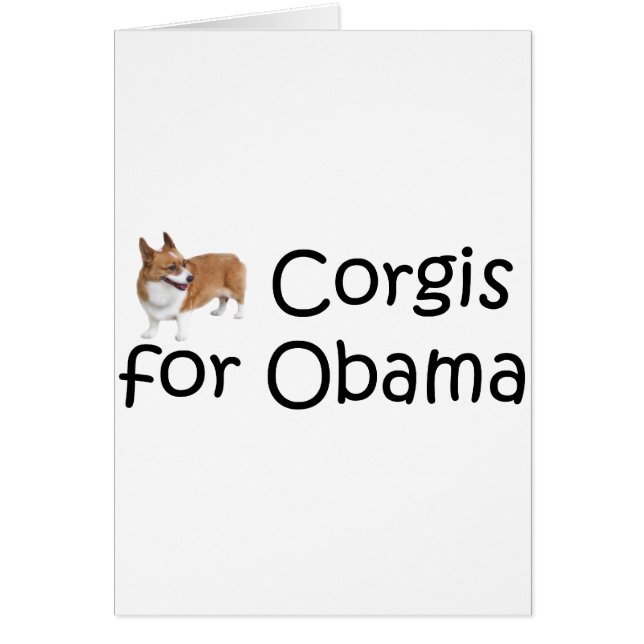 Corgis para Obama (Frente)