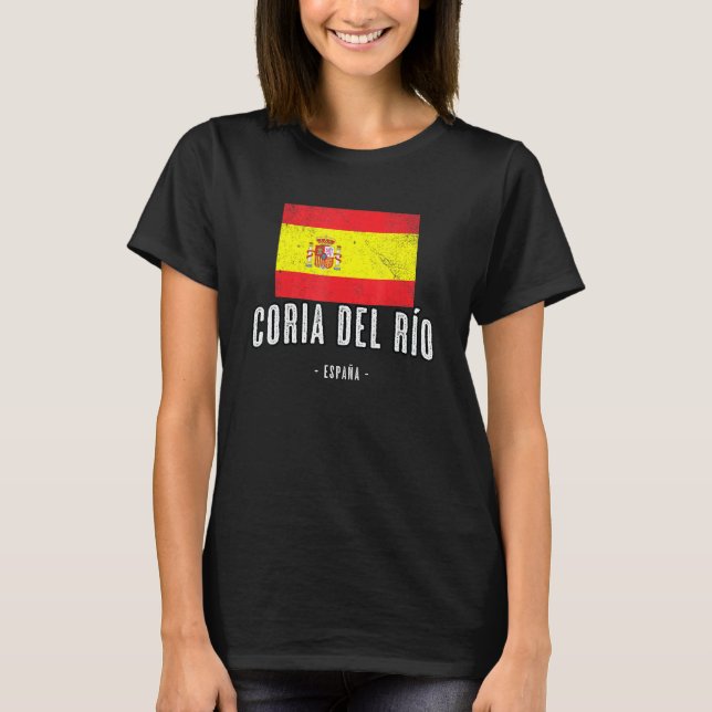 Coria Del Ro España Es Bandera Ciudad Top Bandera  (Anverso)