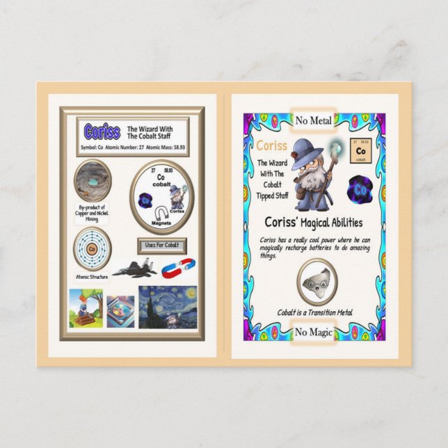 Coriss - Tarjeta de venta de cobalto (Anverso)