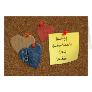 Corkboard cortout corazones Valentine