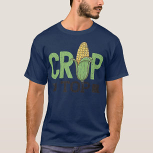 Corn Crop Top Funny Farming Farmer Tractor Farm Gr
