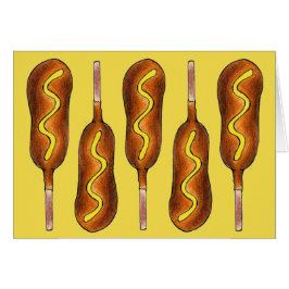 Corn Dog Corndog Hot Dog Mustard Junk Food Foodie