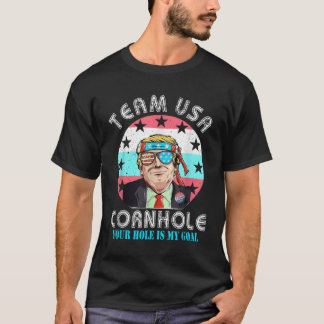 Cornhole Camisetas del equipo de camisetas de EE.U