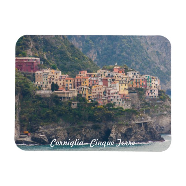 Corniglia - imán Cinque Terre (Horizontal)
