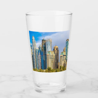 Cornisa de rascacielos modernos de Dubai