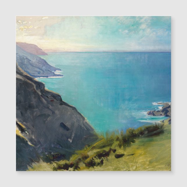 Cornish Headlands , England  Magnet (Anverso)