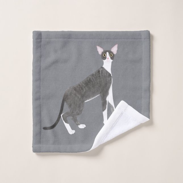 Cornish Rex Wash Cloth (Toallita)