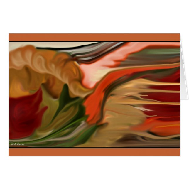 Cornucopia Abstract Art (Anverso (Horizontal))