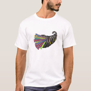 Cornucopia de la camiseta de Fun Original Art Men'