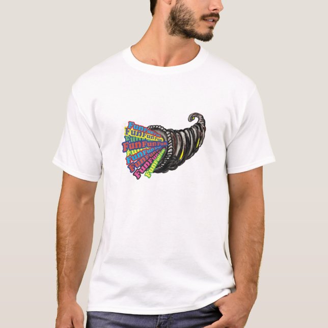Cornucopia de la camiseta de Fun Original Art Men' (Anverso)