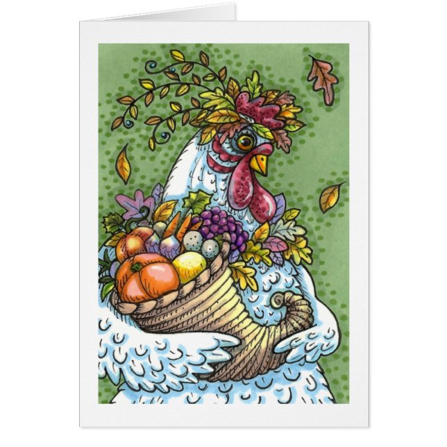 CORNUCOPIA HEN, GRACIAS AL POLLO HARVEST Blank (Frente)