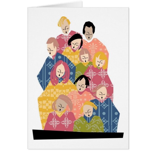 Coro de patrones coloridos (Frente)