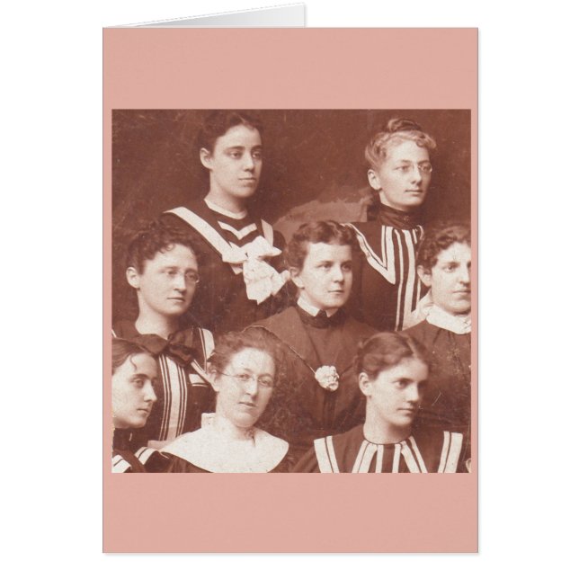 coro femenino de alrededor de 1905 (Frente)