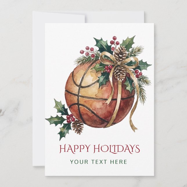 Coroa de baloncesto Navidad (Anverso)