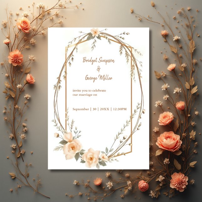 corona Boda floral de boho elegante (Subido por el creador)