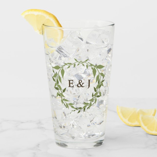 Corona Botánica Boda Tonos Terrosos (Anverso (hielo))