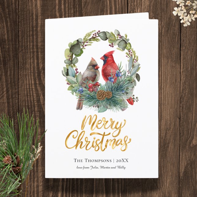 Corona Cardinal de Navidad (Subido por el creador)