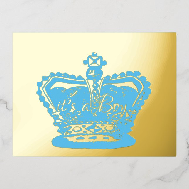 Corona | Corona de oro es anuncio de nacimiento de (Anverso)