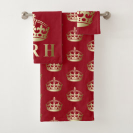 Corona de Alteza Real Gold y Red HRH