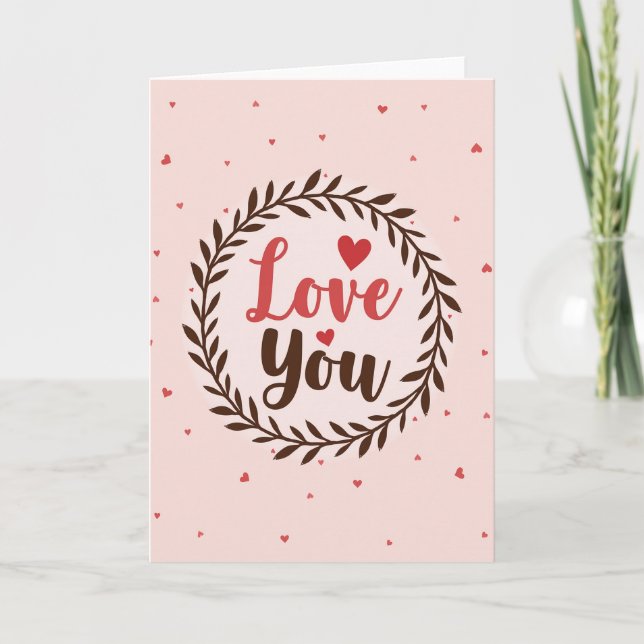 Corona de Amor Tarjeta Más Dulce (Anverso)