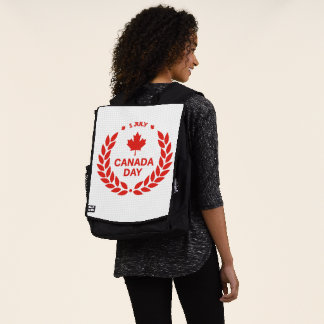 Corona de Día de Canadá Mochila #3