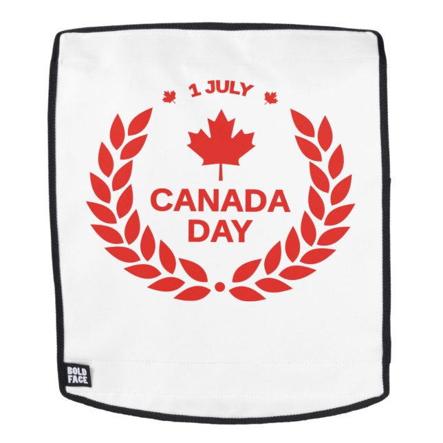 Corona de Día de Canadá Mochila #3 Cara (Cara extraíble)