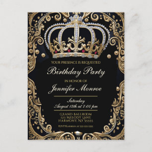 Corona de Invitación Ornata para Fiesta de Cumplea