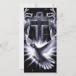 Corona de Jesucristo de los dientes y la paloma