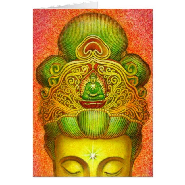 Corona de Kuan Yin de la diosa (Frente)