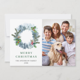 Corona de Navidad Bosque de Navidad 4 FOTO Tarjeta