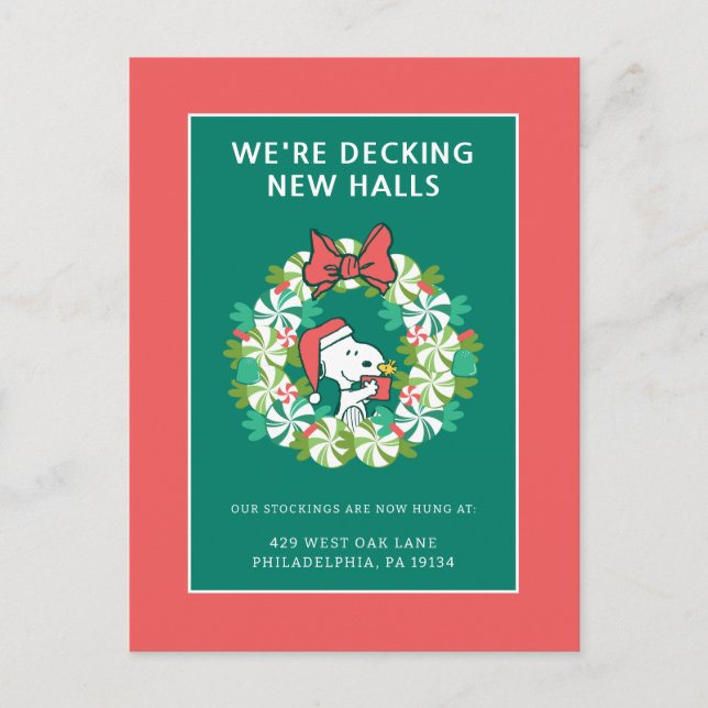 Corona de Navidad de menta Feliz Navidad (Anverso)