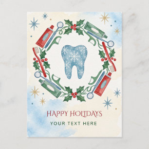 Corona de Navidad Dental Dentista Navidad Fiesta 