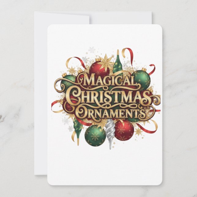 Corona de Navidad Mágica & Velas Personalizadas  (Anverso)
