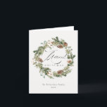 Corona de Navidad más alegre de pino de algodón rú<br><div class="desc">Si necesita alguna personalización adicional,  no dude en enviarme un mensaje a yellowfebstudio@gmail.com.</div>