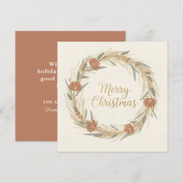 Corona de Navidad Minimal Boho