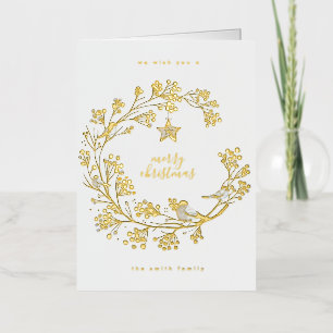 Corona de Navidad Orgánica Personalizada Doblada d