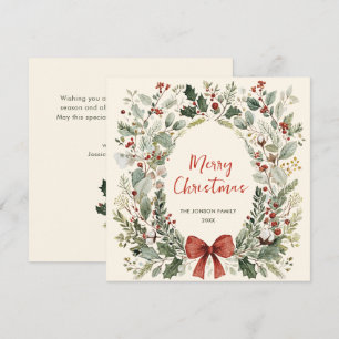 Corona de Navidad retro boho country funky