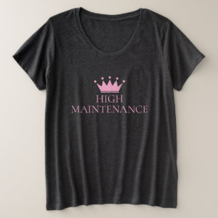Corona de princesa de alto mantenimiento talla gra