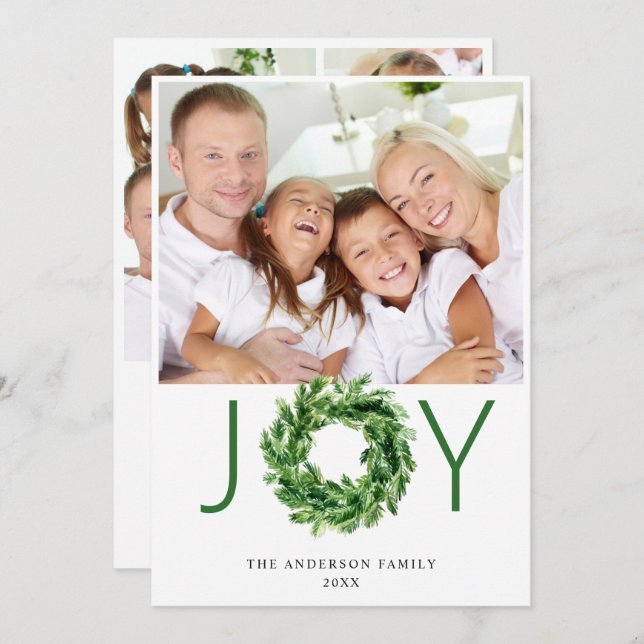 Corona de rama de pino festivo Navidad 4 FOTO (Anverso / Reverso)