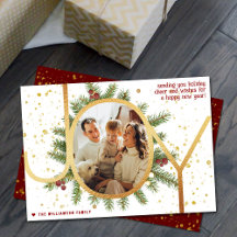 Corona de ramas de pino Joy Trendy Navidad Foto