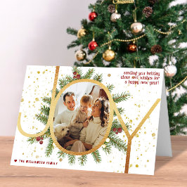 Corona de ramas de pino Joy Trendy Navidad Foto