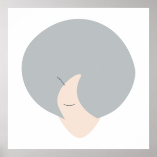 Corona de Sabiduría   Arte de Mujer Minimalista Mo