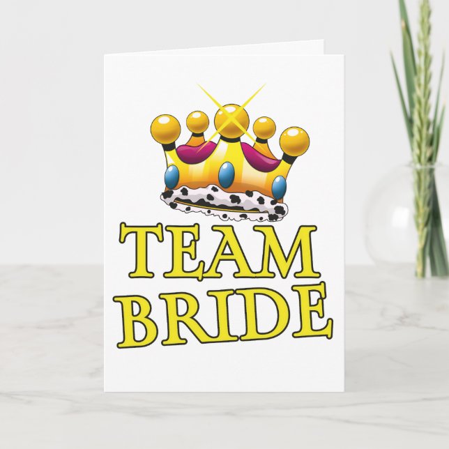 Corona de Team Bride boda (Anverso)