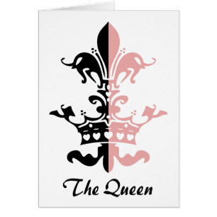 Corona del corazón de Fleur - rosa