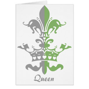 Corona del corazón de Fleur - verde