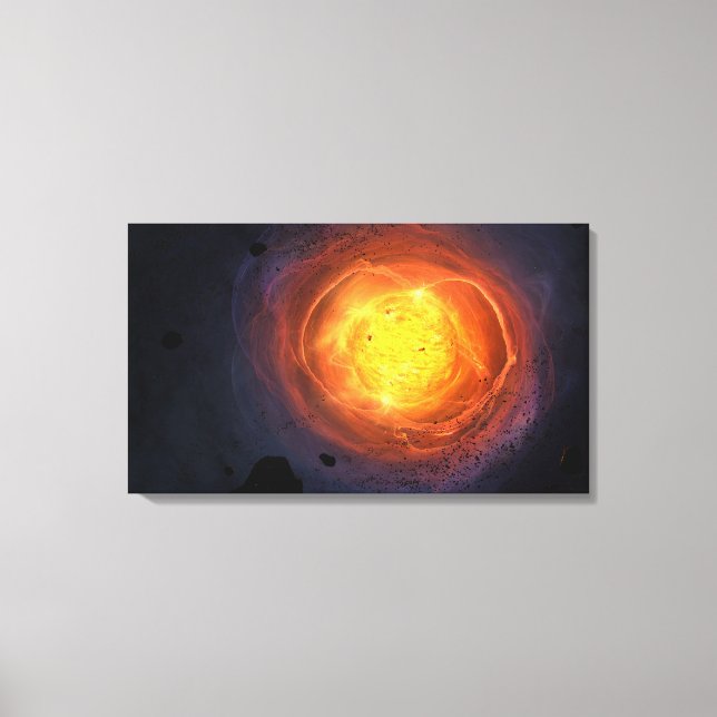 "Corona" Lienzo envuelto (Anverso)