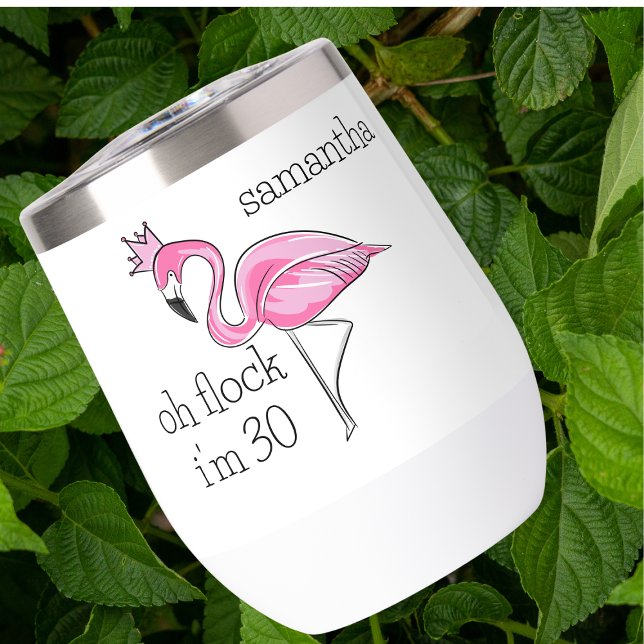 Corona rosa de Flamingo Oh bandada Tengo 30 cumple (Subido por el creador)